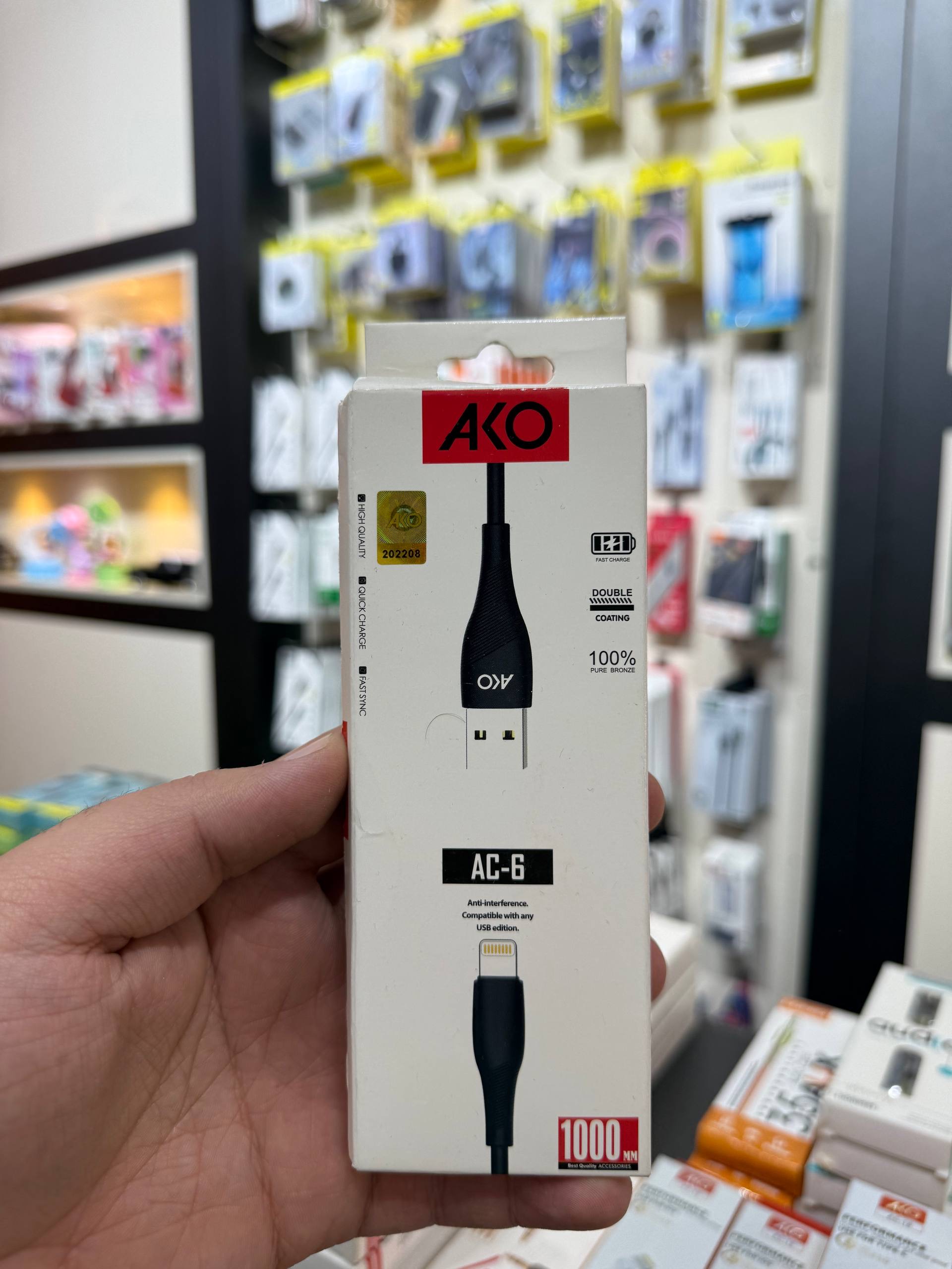 کابل شارژ آیفون AKO مدل AC_6