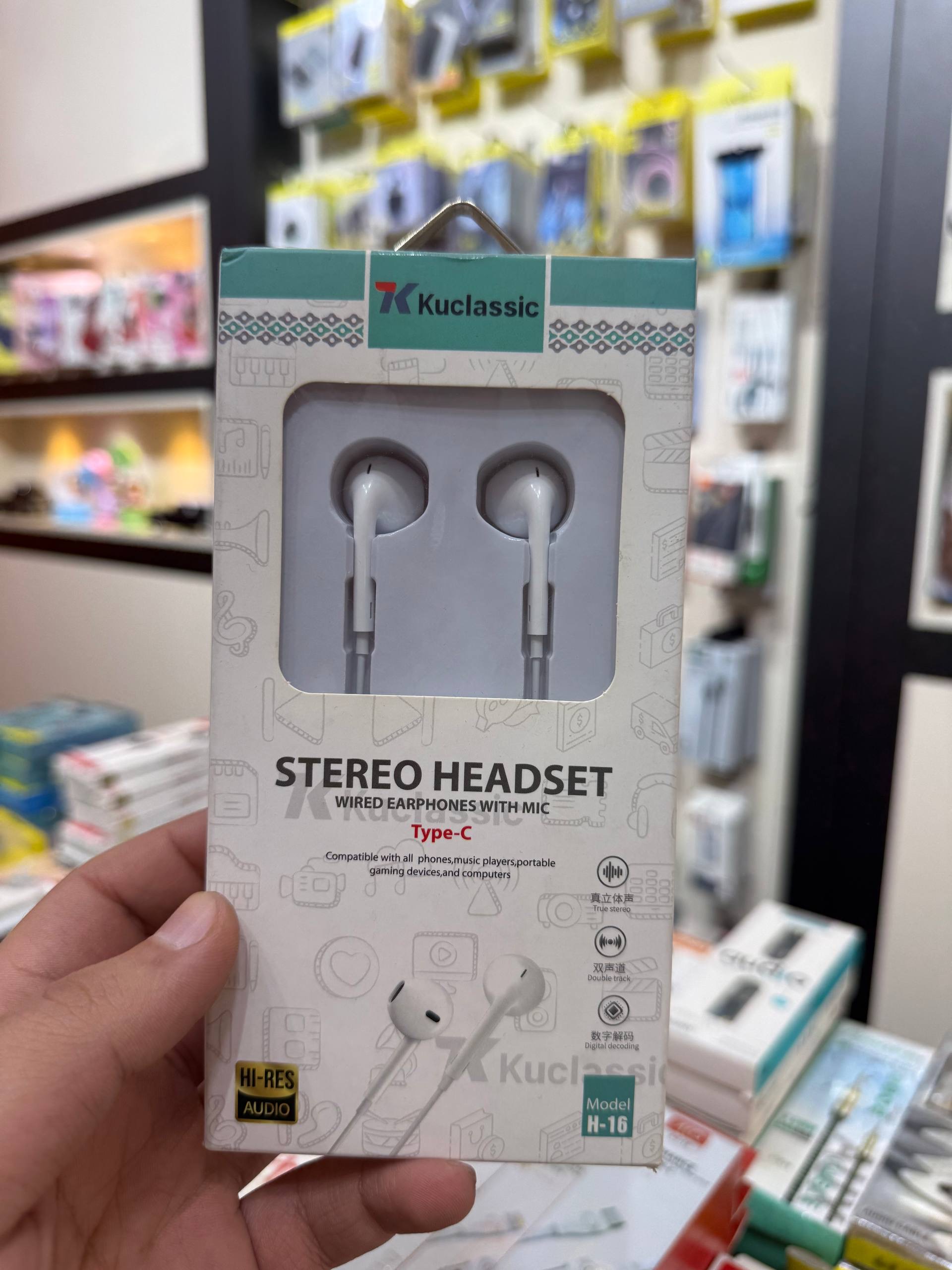 هندزفری type-c مدل H16 kuclassic