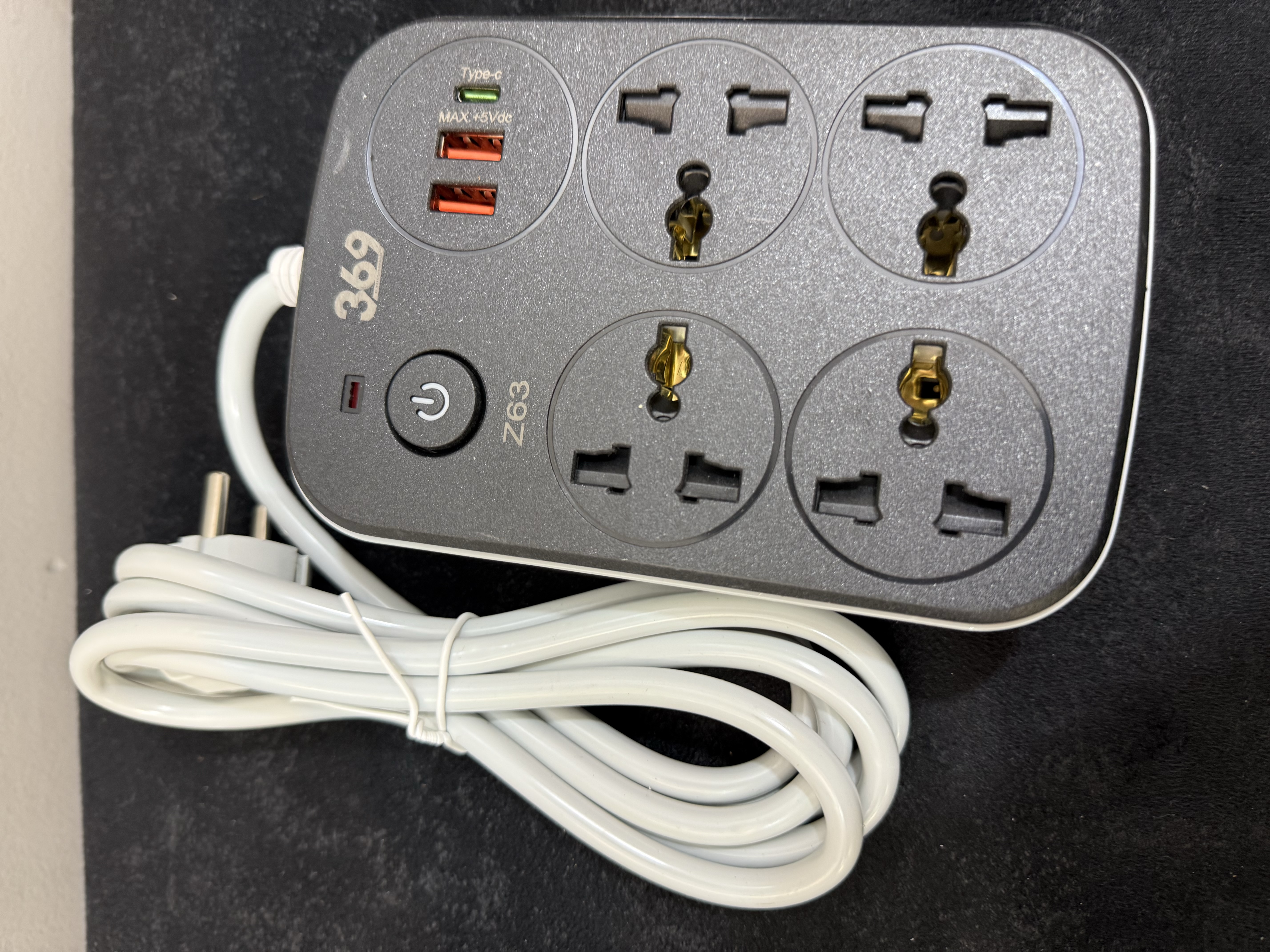 چند راهی هاب شارژ 369 مدل z63 پوت usb و PD