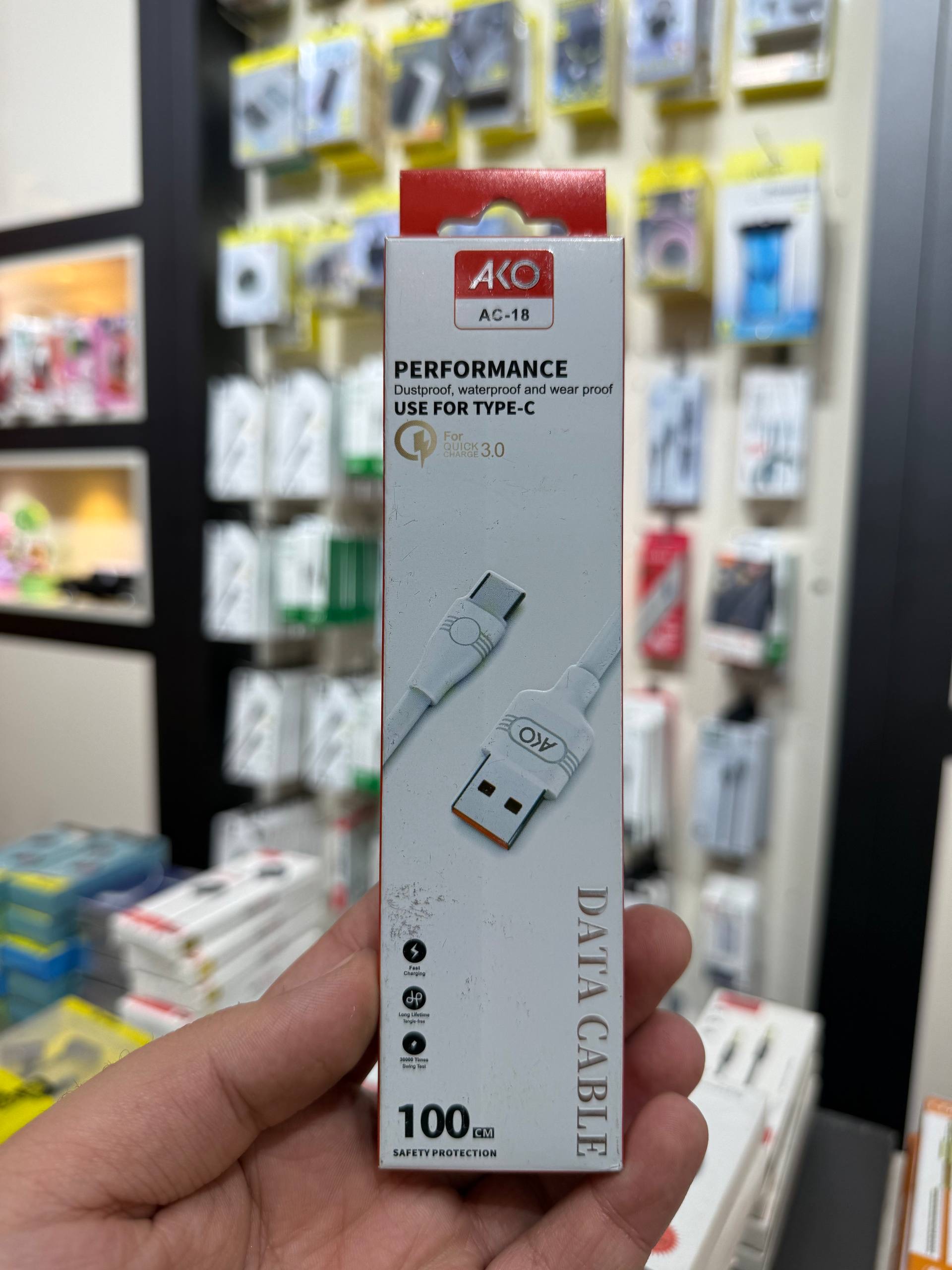 کابل شارژ تایپ سی آکو مدل AC-18